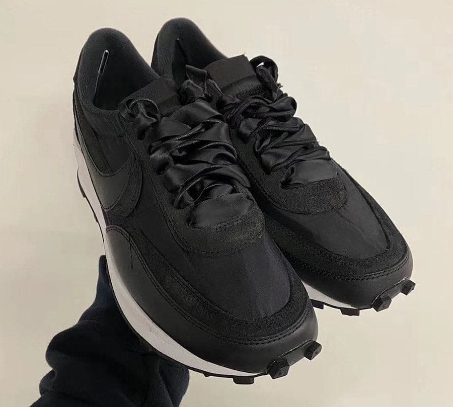 Sacai X Nike New Ldwaffle Black - HADNUS