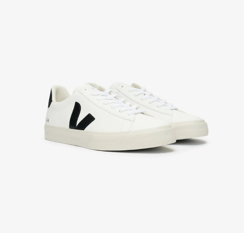 Veja Campo Sneakers White Black - HADNUS