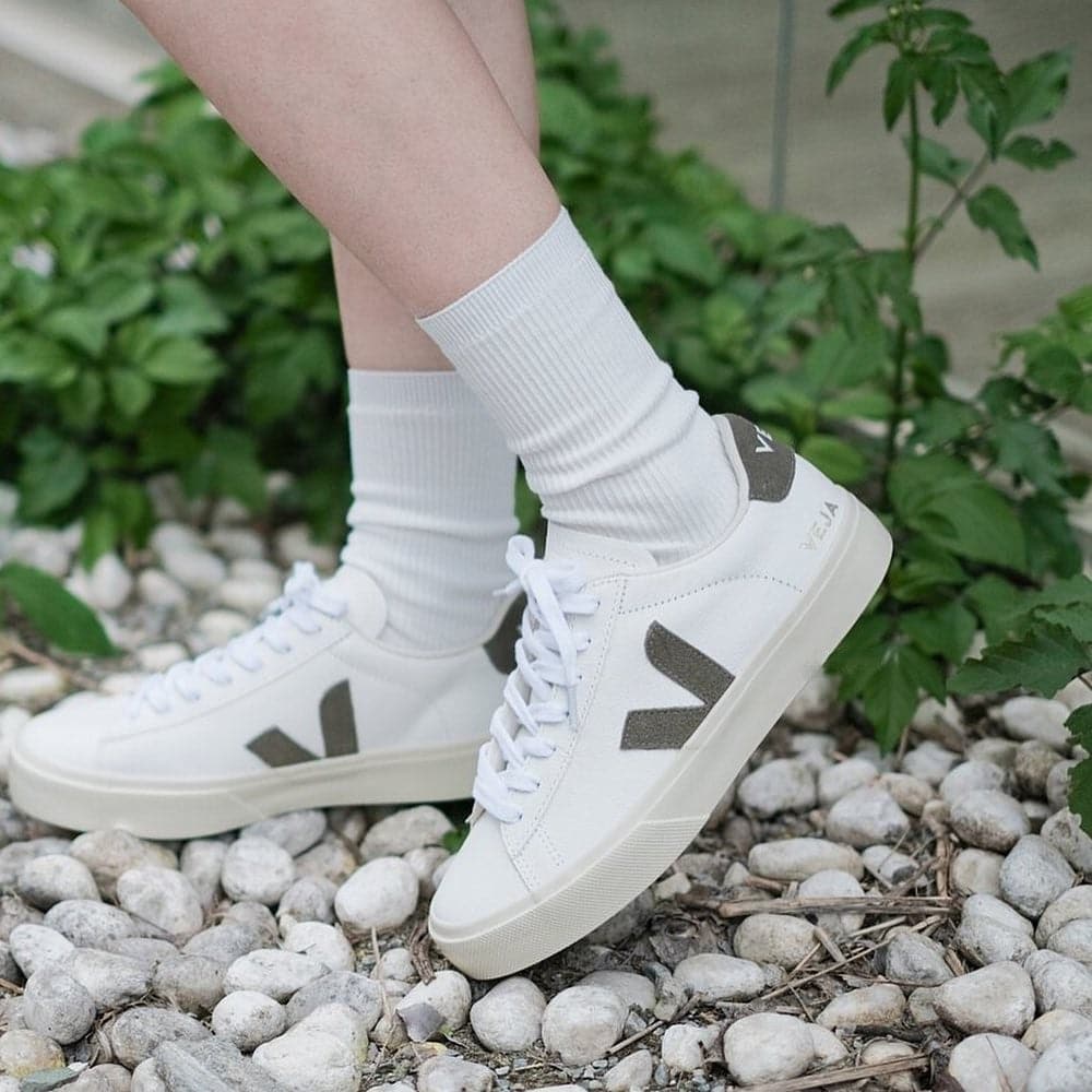 Veja Campo Sneakers White & Kaki - HADNUS