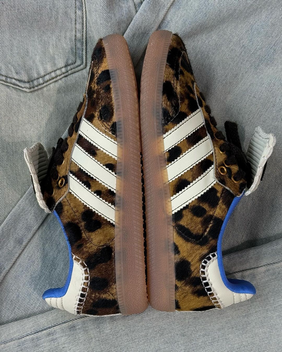 WALES BONNER X ADIDAS SAMBA LEOPARD - HADNUS