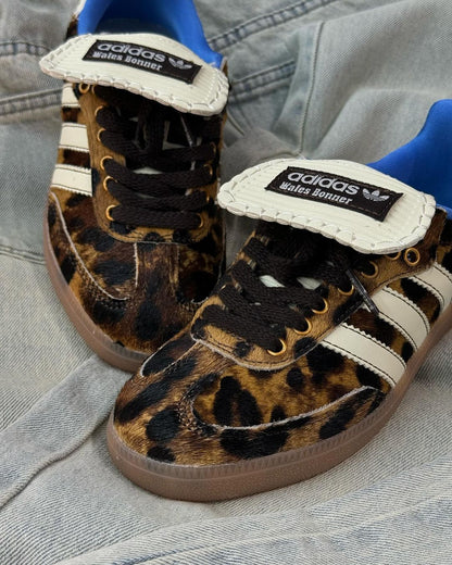 WALES BONNER X ADIDAS SAMBA LEOPARD - HADNUS